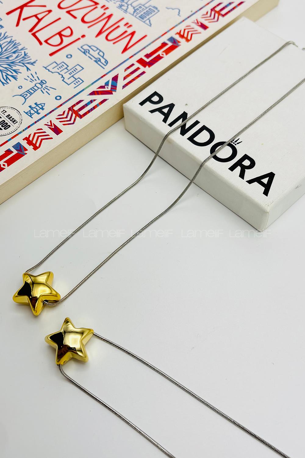 Gold Gold Straight Necklace