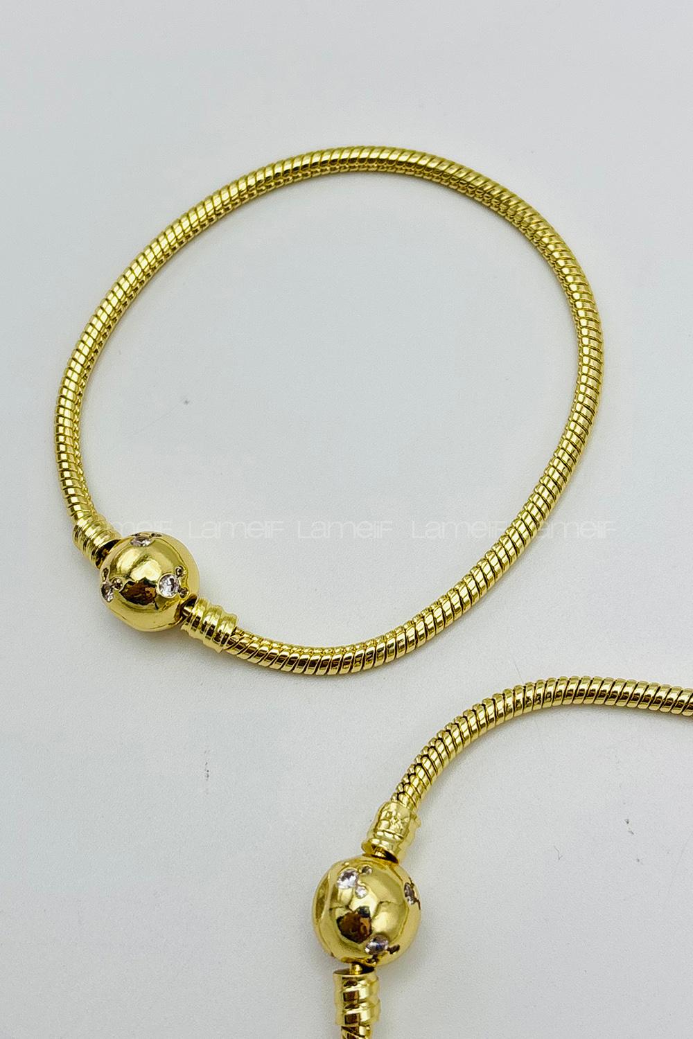 Lamelif Gold Pandora Bileklik