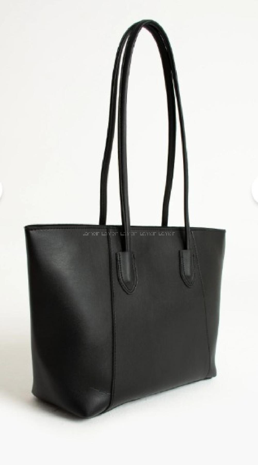 Lamelif Suni Deri Elena Kadın Çanta Siyah