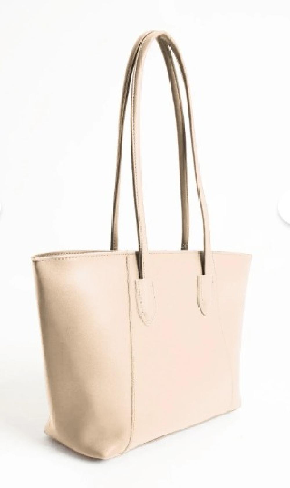 Lamelif Suni Deri Elena Kadın Çanta Vizonrengi