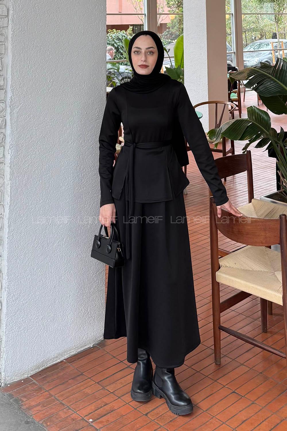 Lamelif Dalgıç İkili Takım Siyah