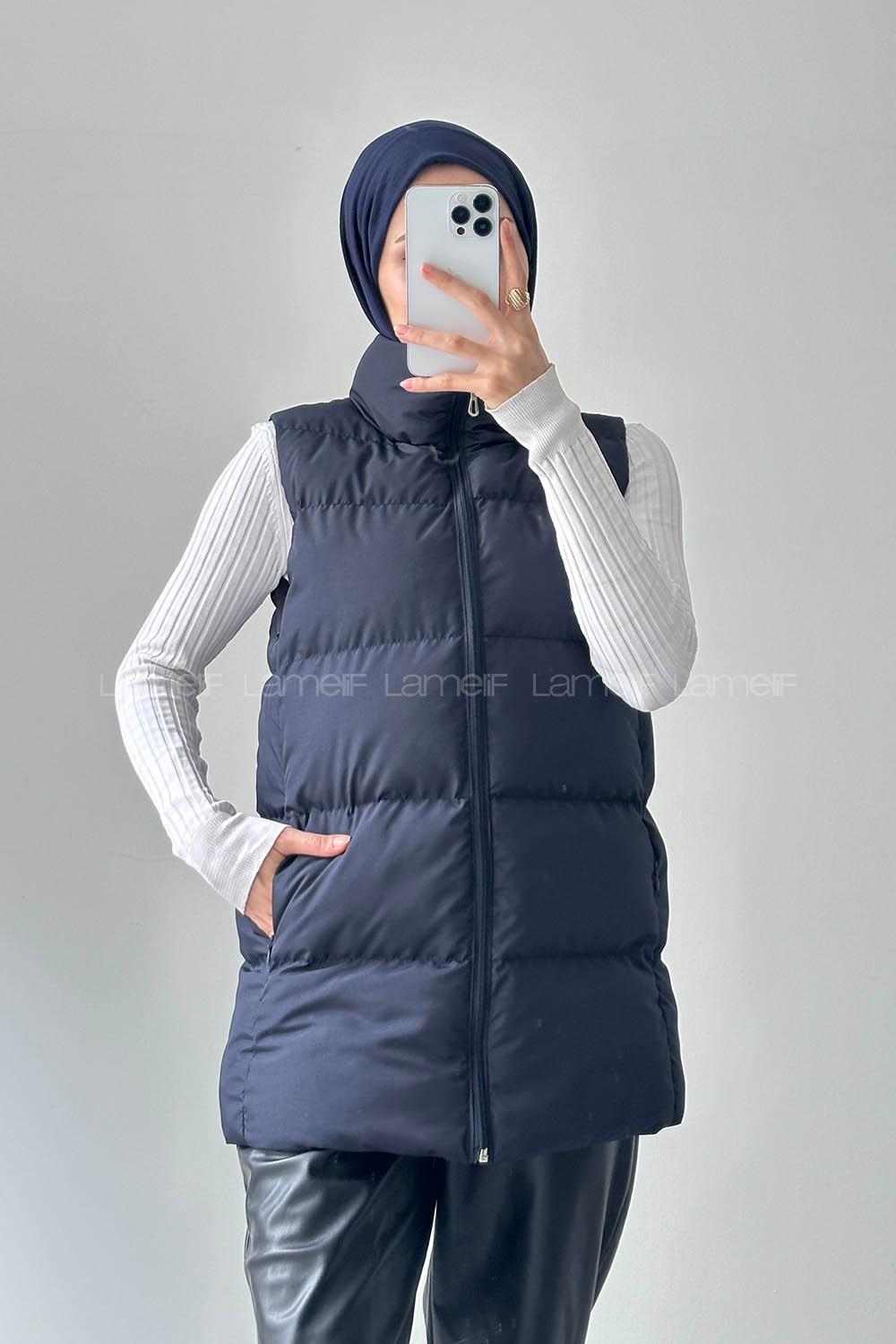 Lamelif Şişme Yelek Lacivert