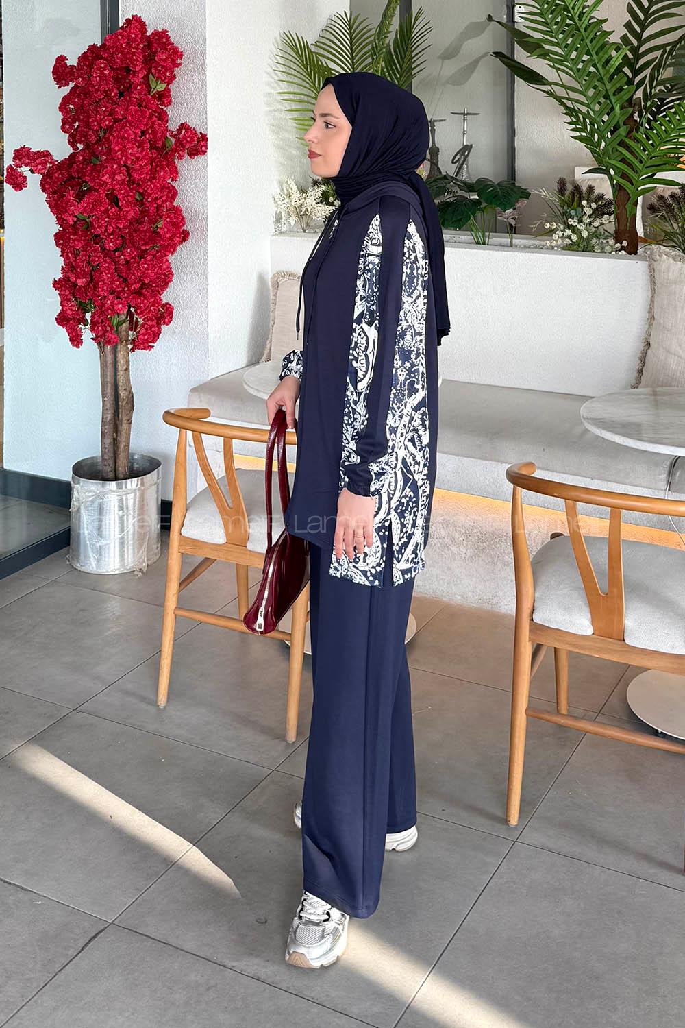 Lamelif Dijital Takım Lacivert