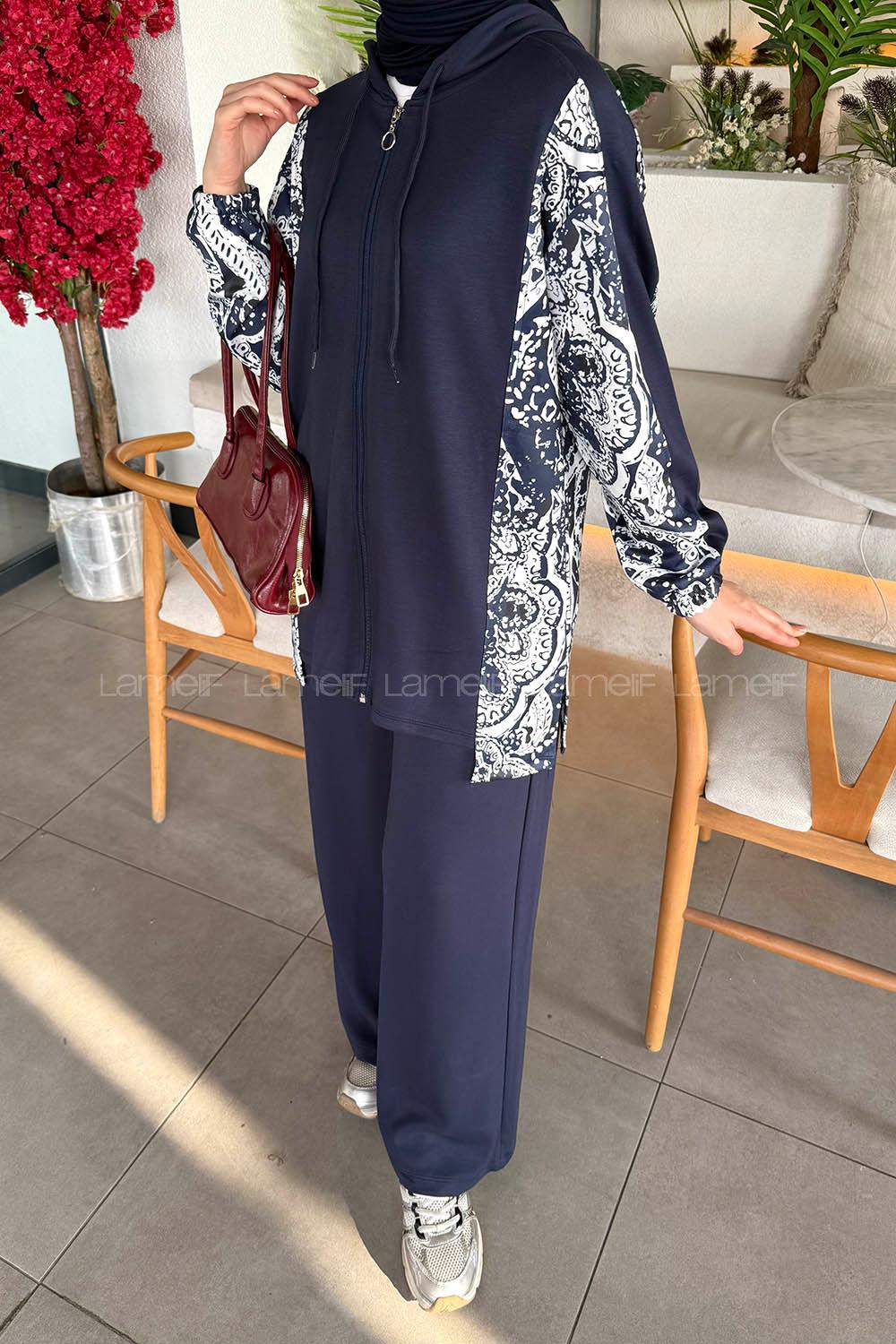 Lamelif Dijital Takım Lacivert