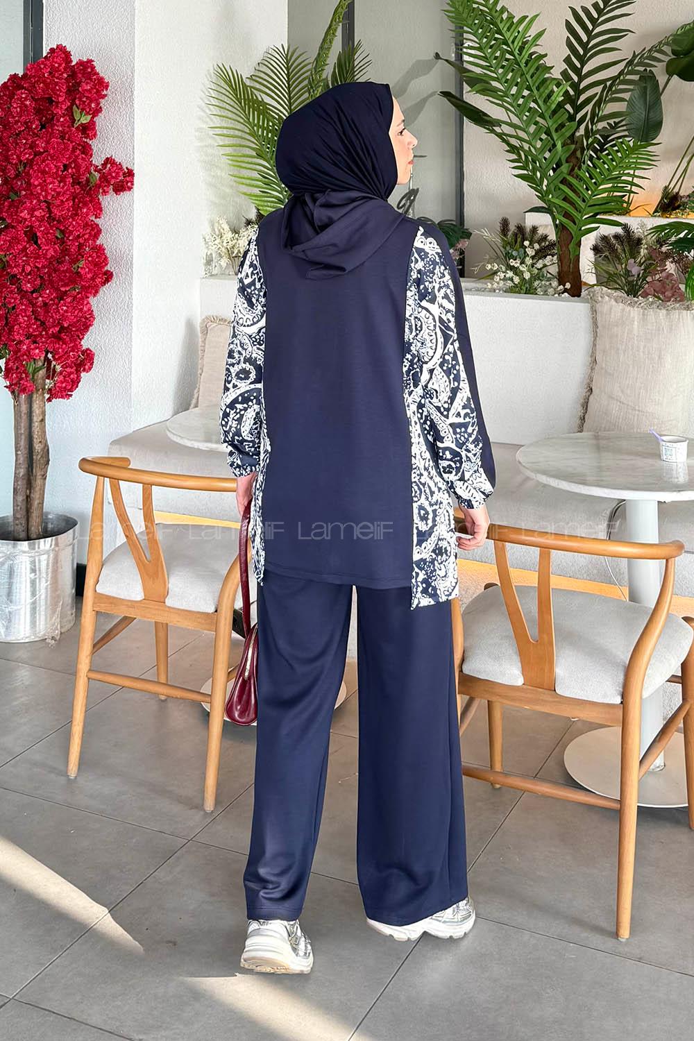 Lamelif Dijital Takım Lacivert