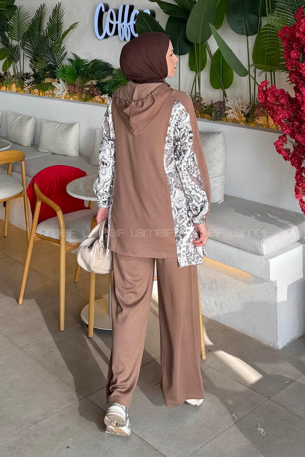 Lamelif Dijital Takım Soft Kahve