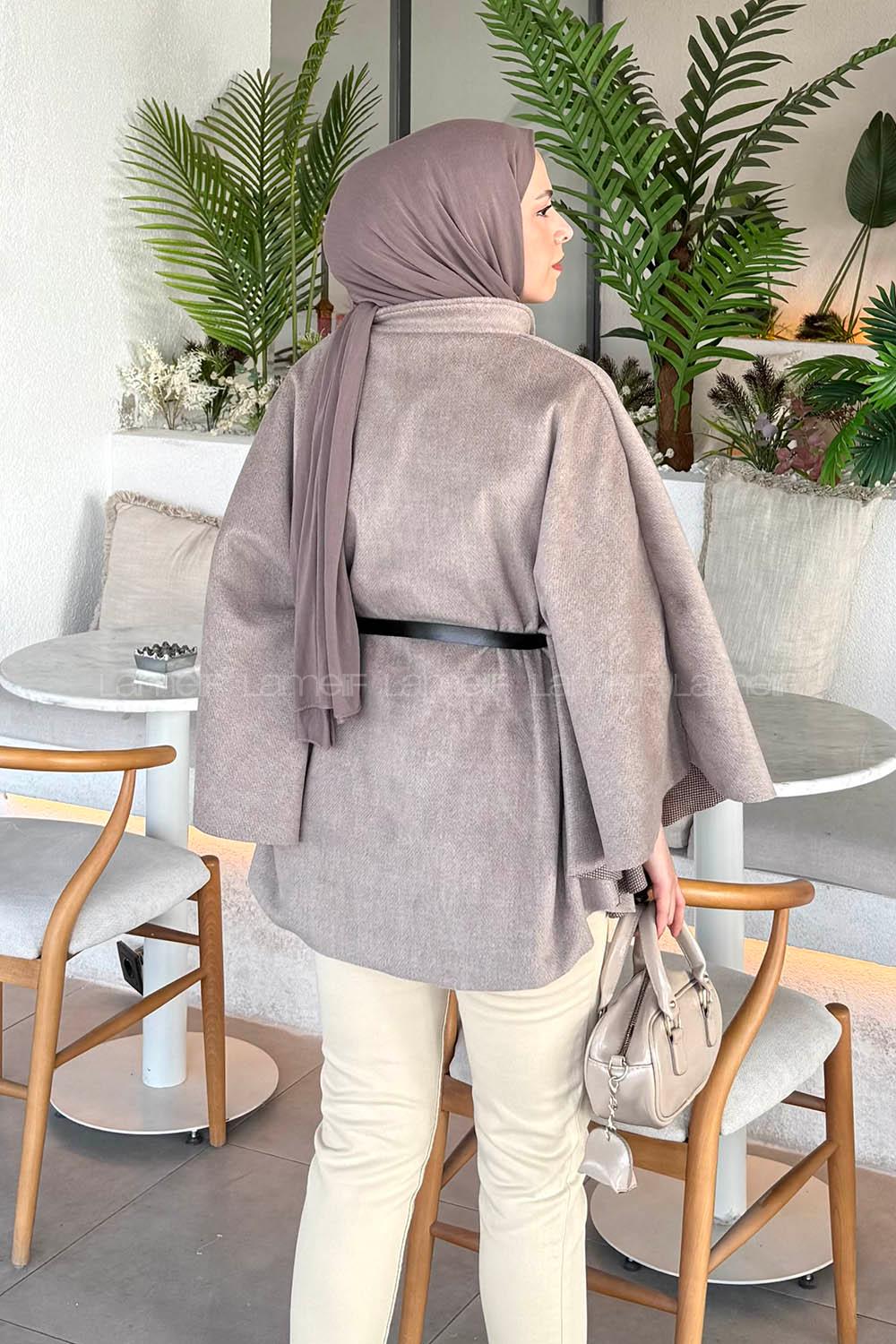 Lamelif Kemerli Panço Taş Rengi