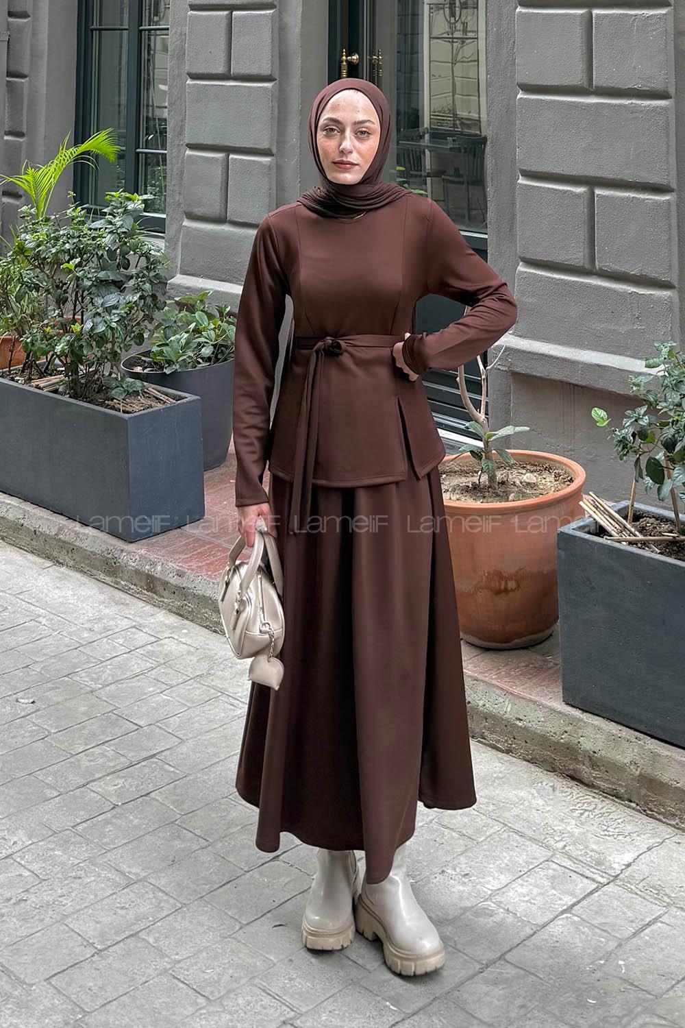 Lamelif Dalgıç İkili Takım Acı Kahve