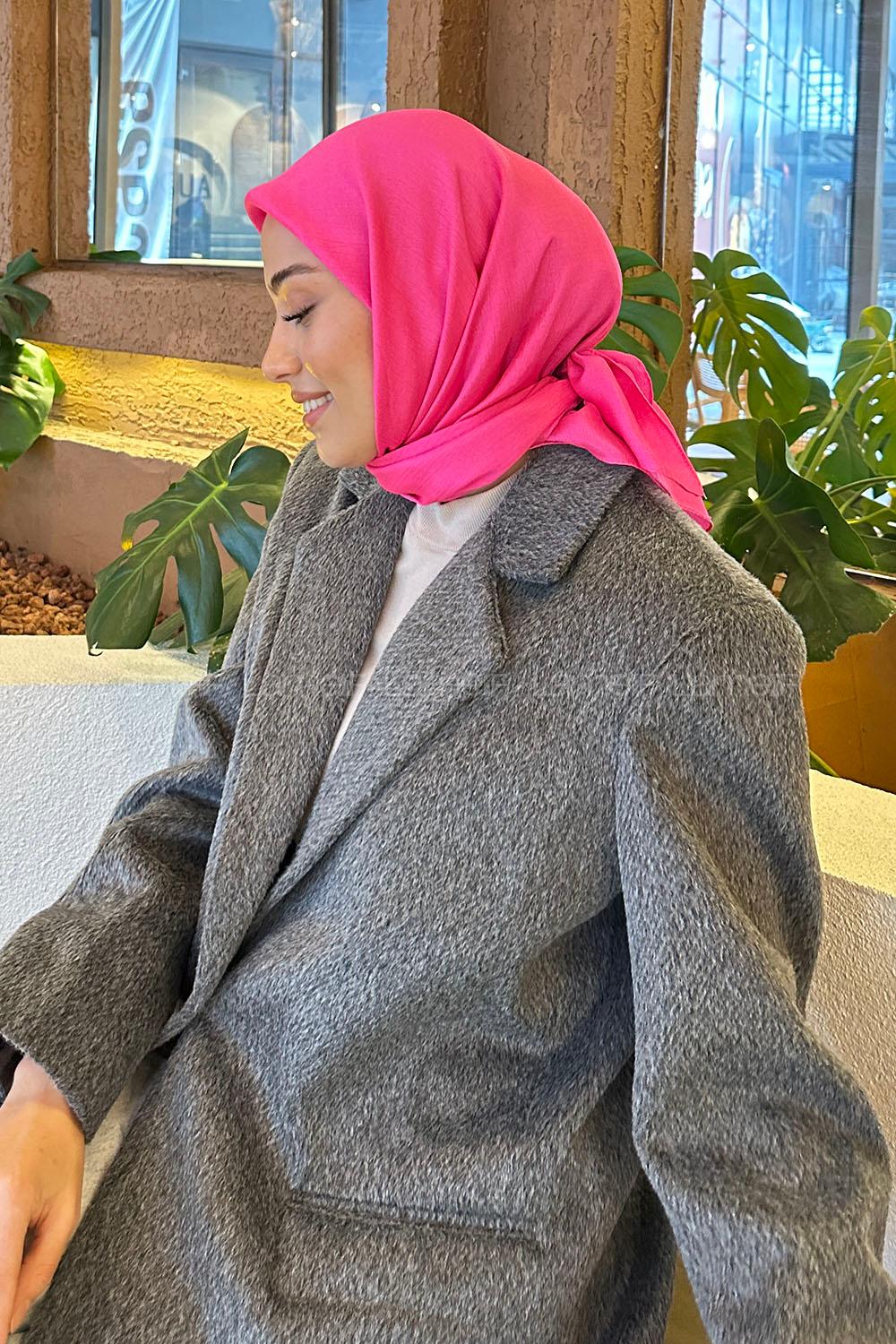 Lamelif Star Eşarp Fuşya