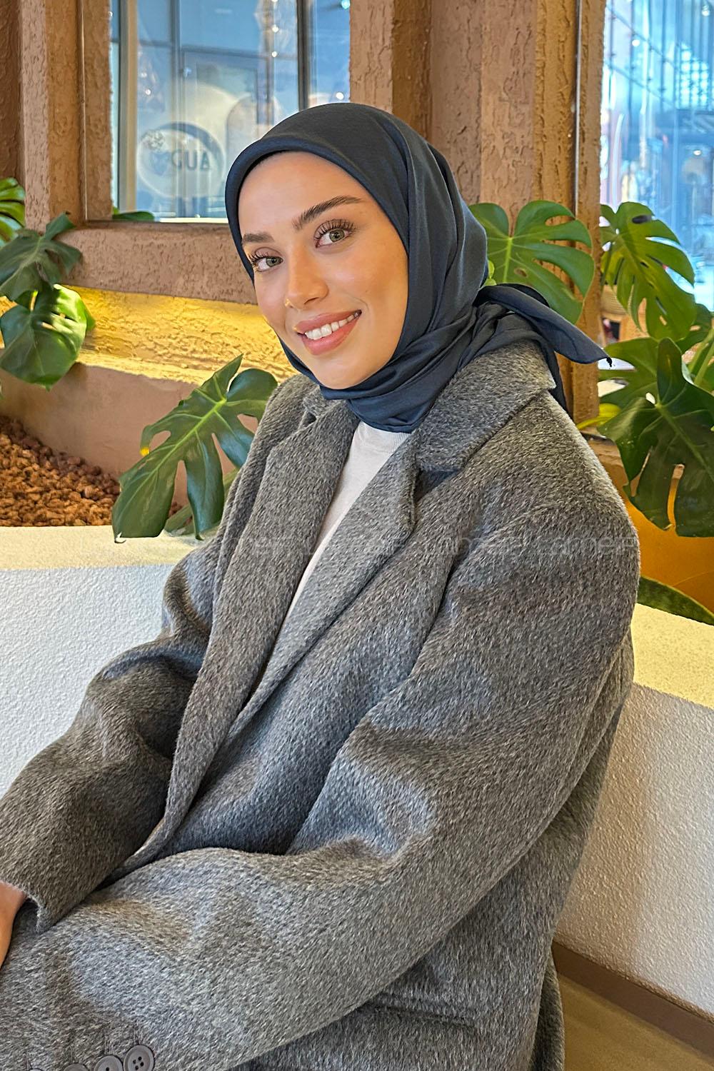 Lamelif Star Eşarp Parlament Mavi