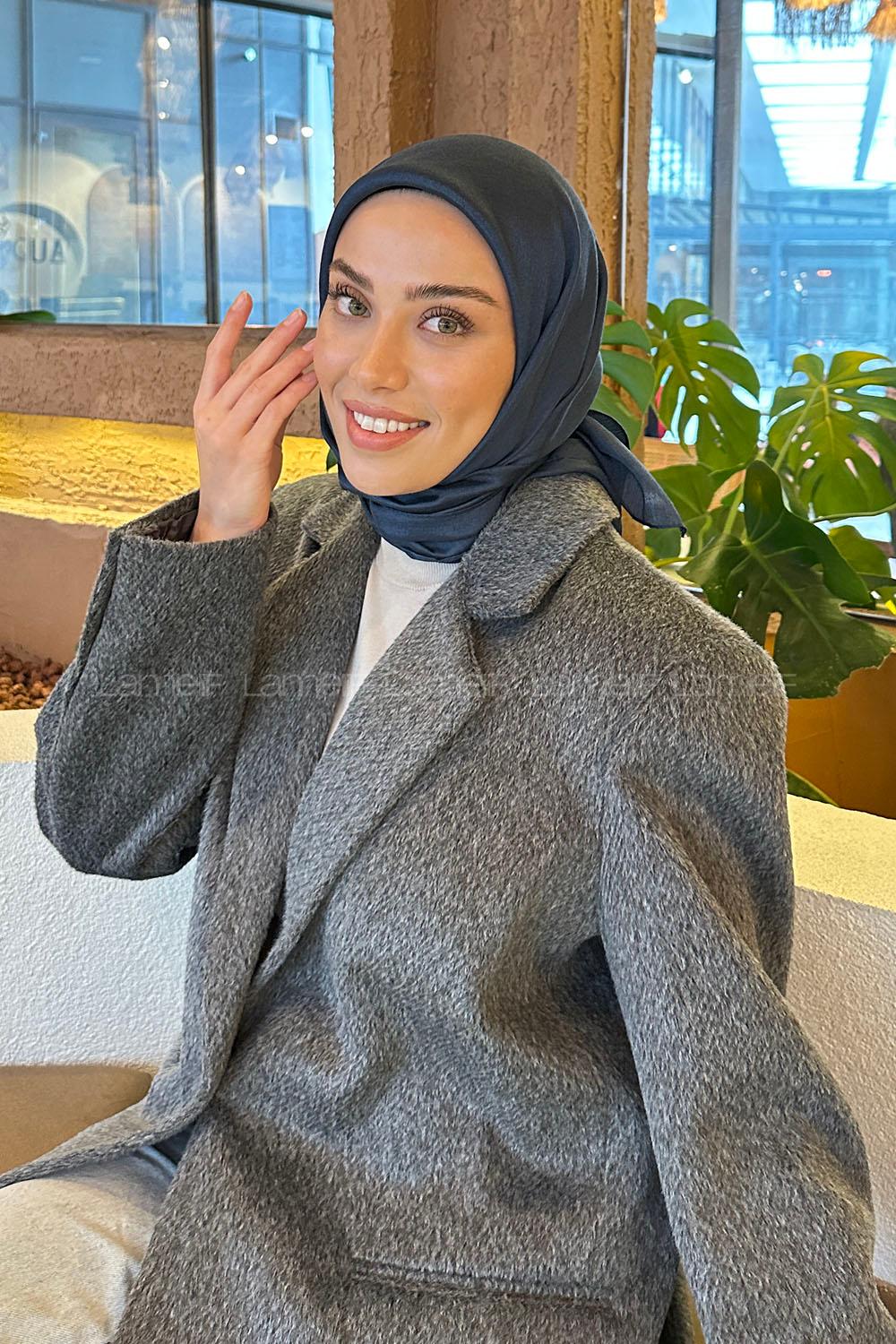 Lamelif Star Eşarp Parlament Mavi