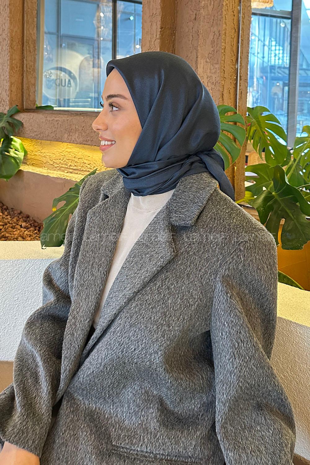 Lamelif Star Eşarp Parlament Mavi