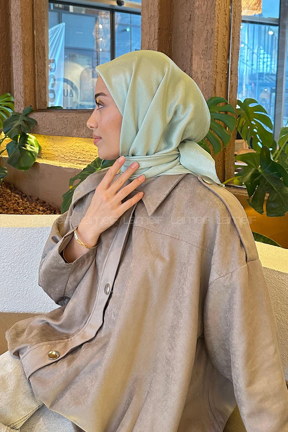 Lamelif Star Eşarp Su Yeşili