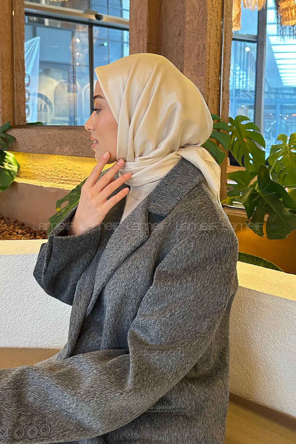 Lamelif Star Eşarp Vizon