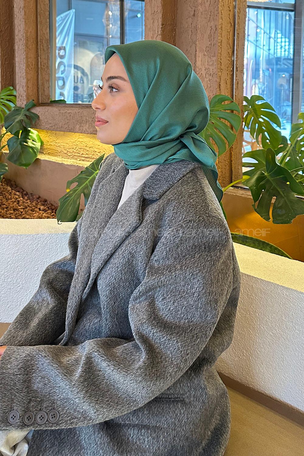 Lamelif Star Eşarp Yeşil