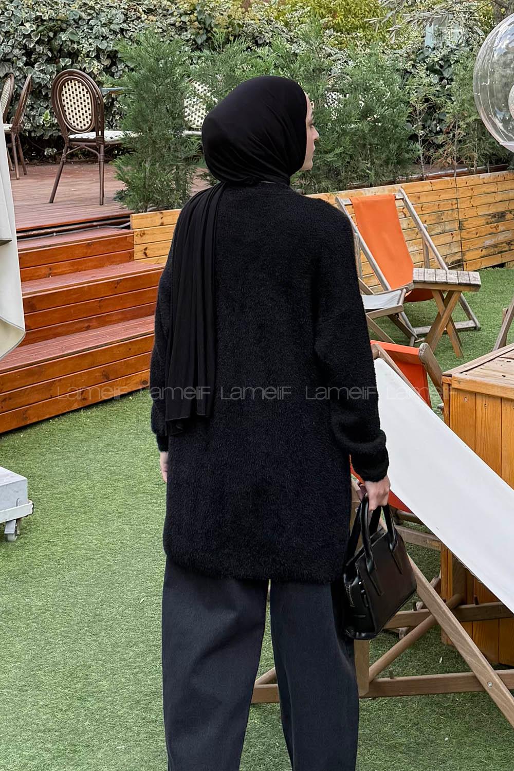 Black Turtle Neck Long Arm Jumper