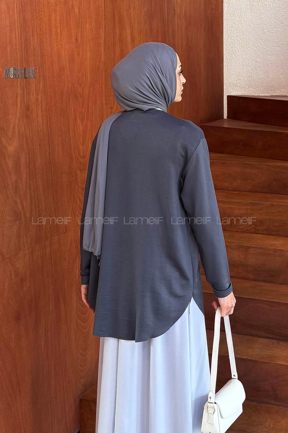 Lamelif Basic Sweat Antrsit