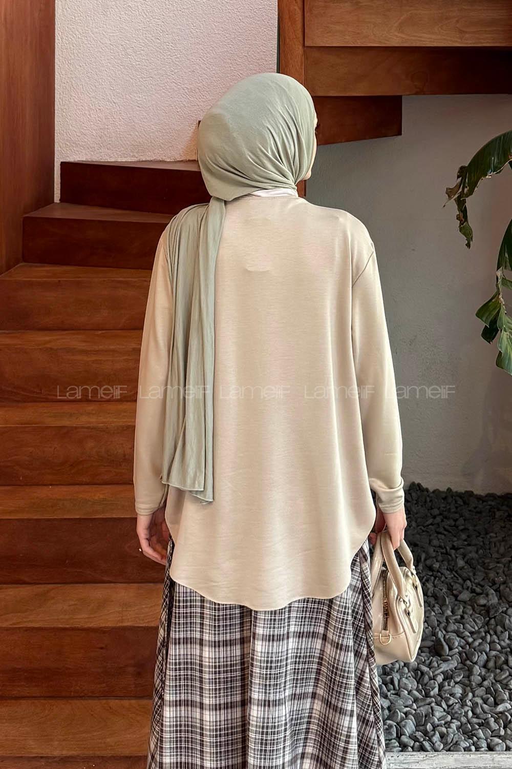 Lamelif Basic Sweat Bej