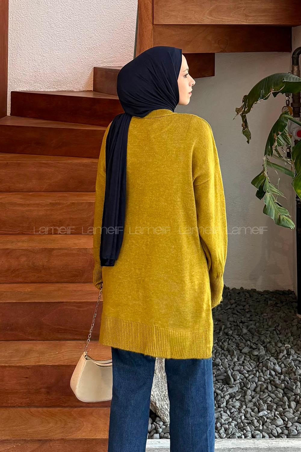 Oil Green Turtle Neck Long Arm Jumper