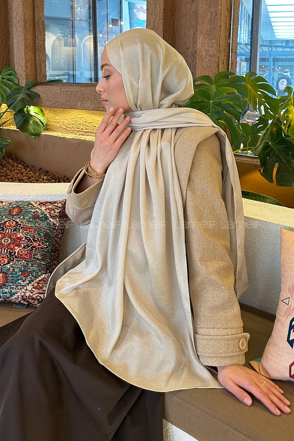 Lamelif Star Şal Bej