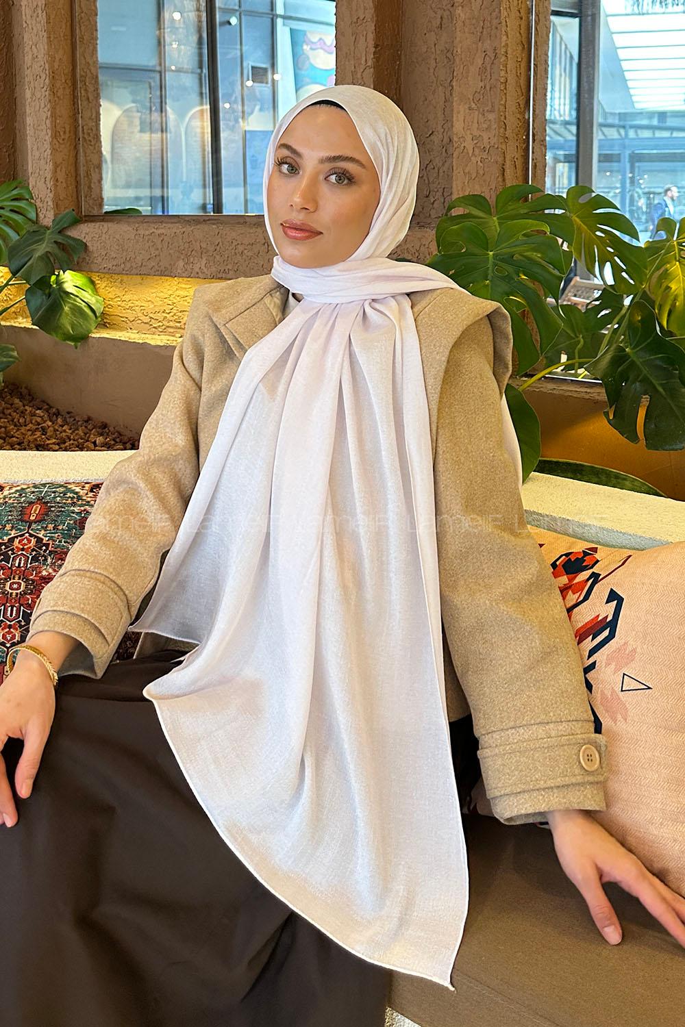 Lamelif Star Şal Beyaz