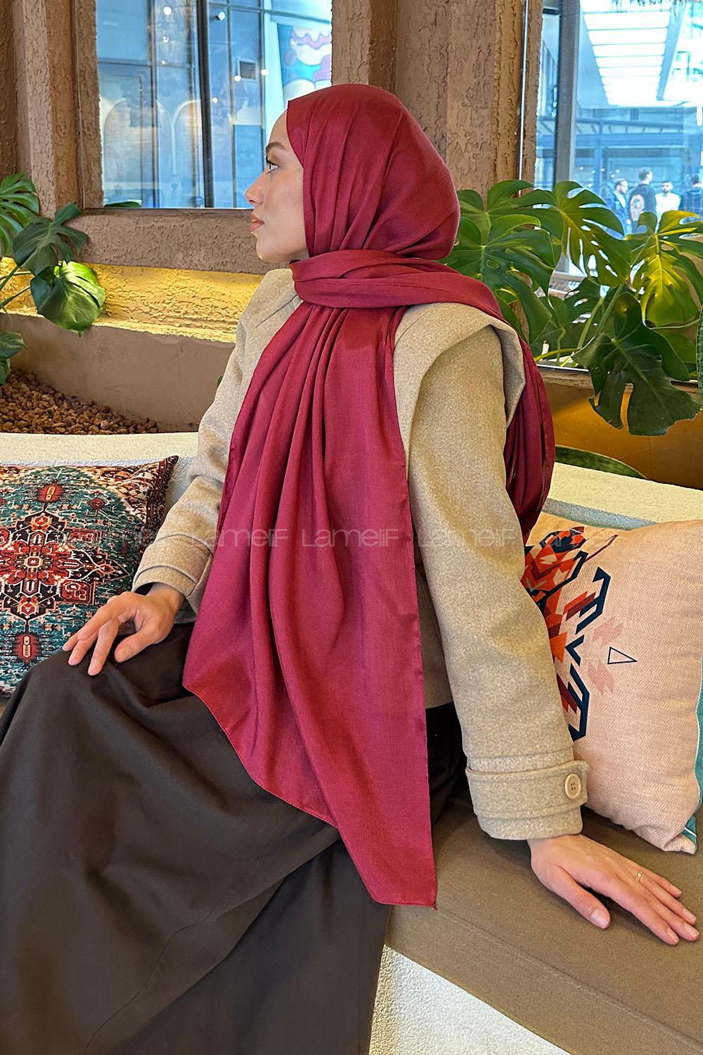 Lamelif Star Şal Bordo