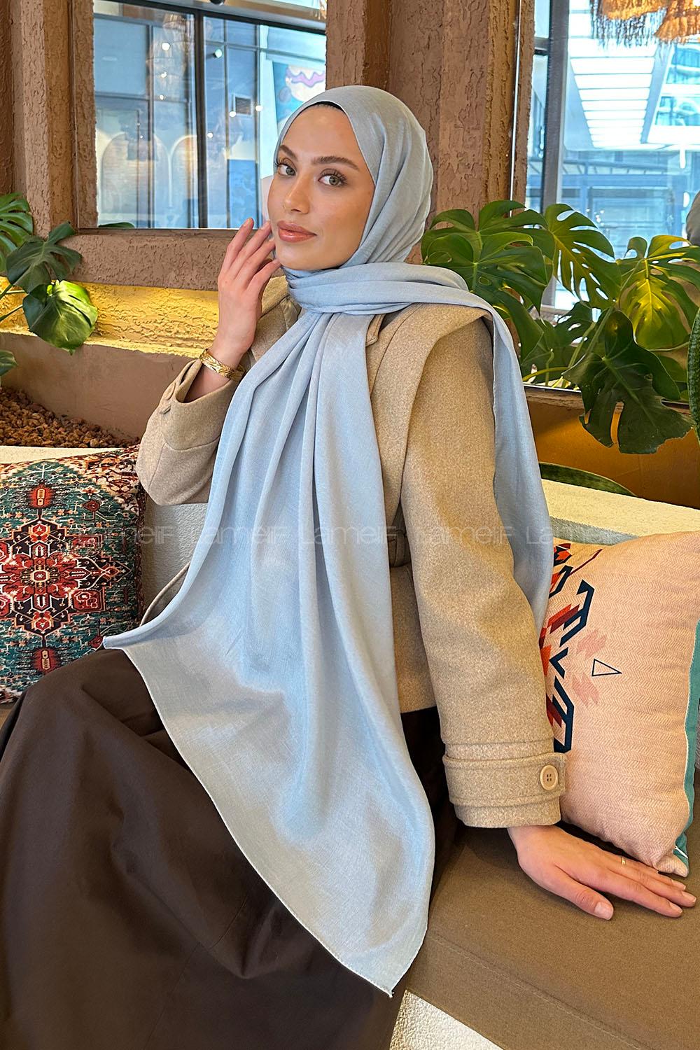Lamelif Star Şal Buz Mavisi