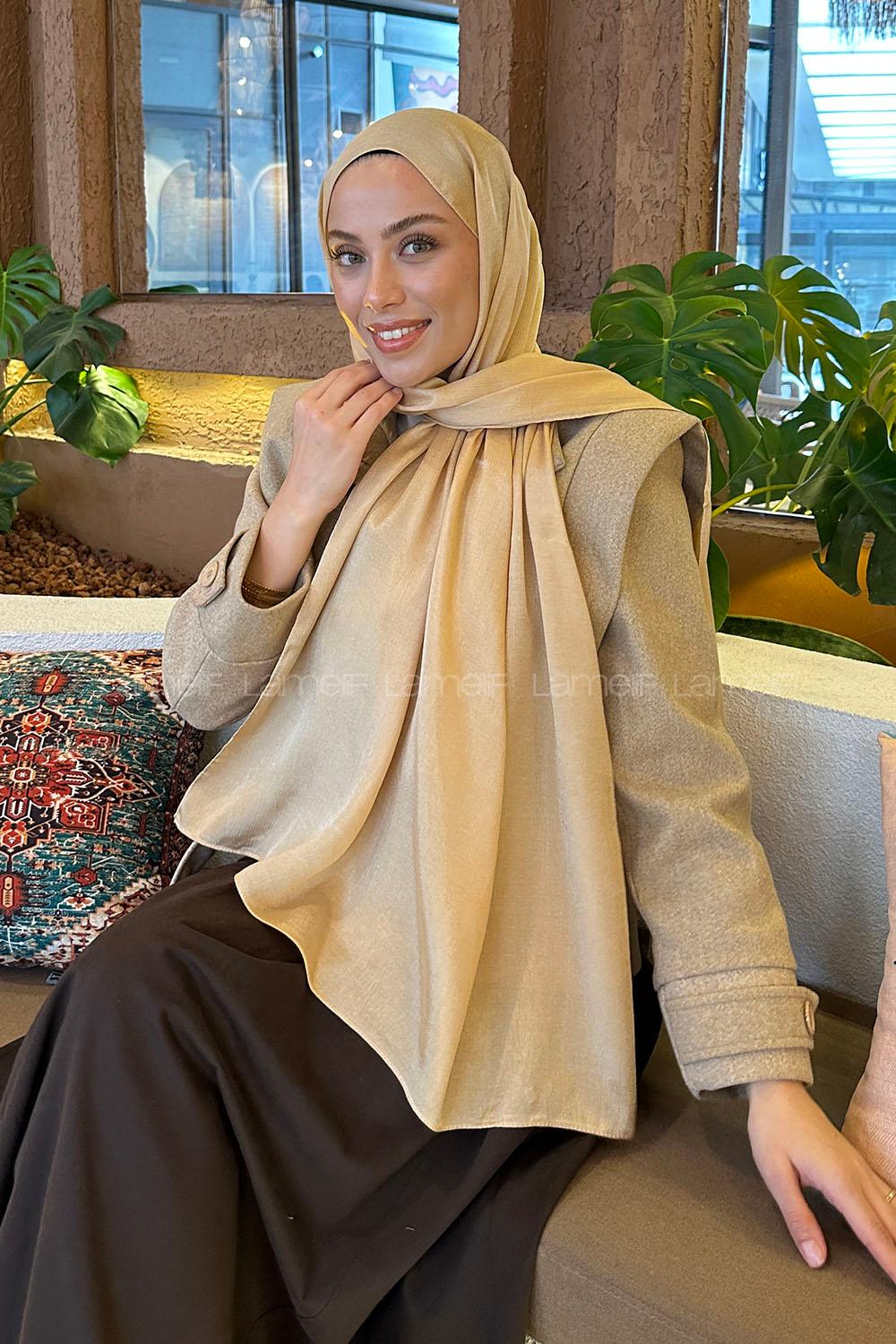 Lamelif Star Şal Camel