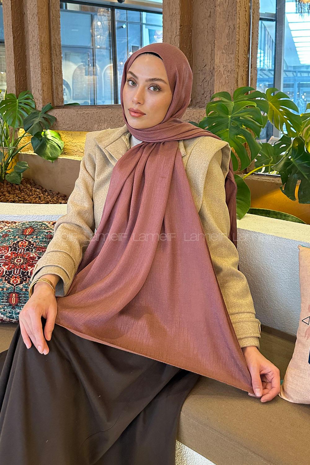 Plato Cotton Straight Shawl