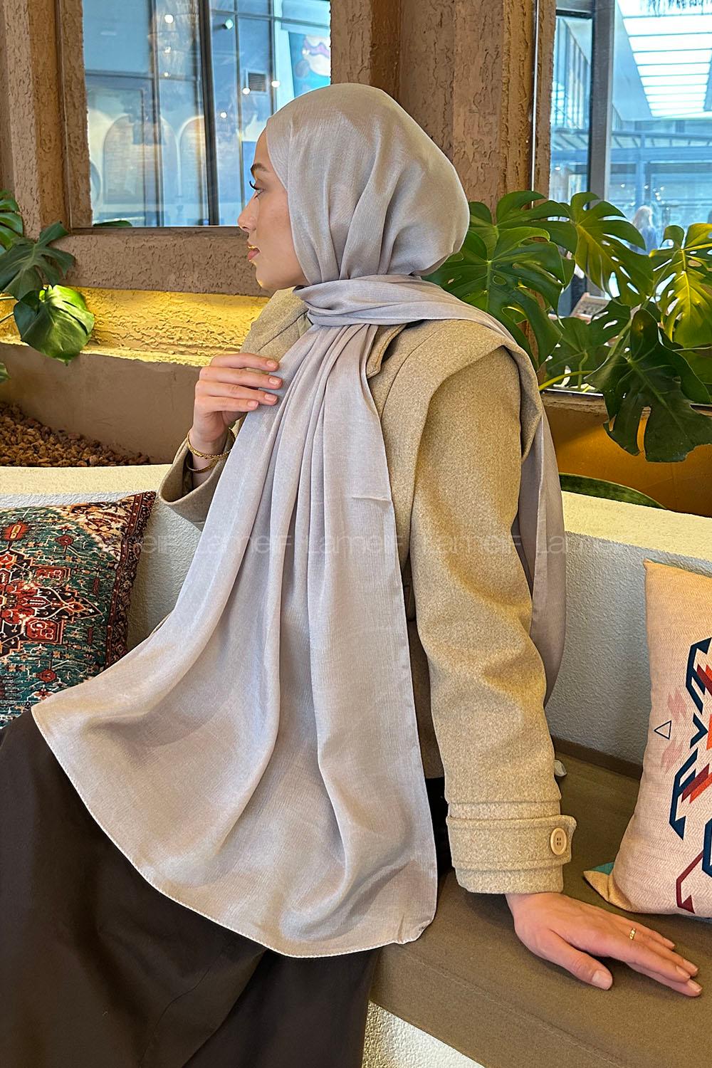 Lamelif Star Şal Gri