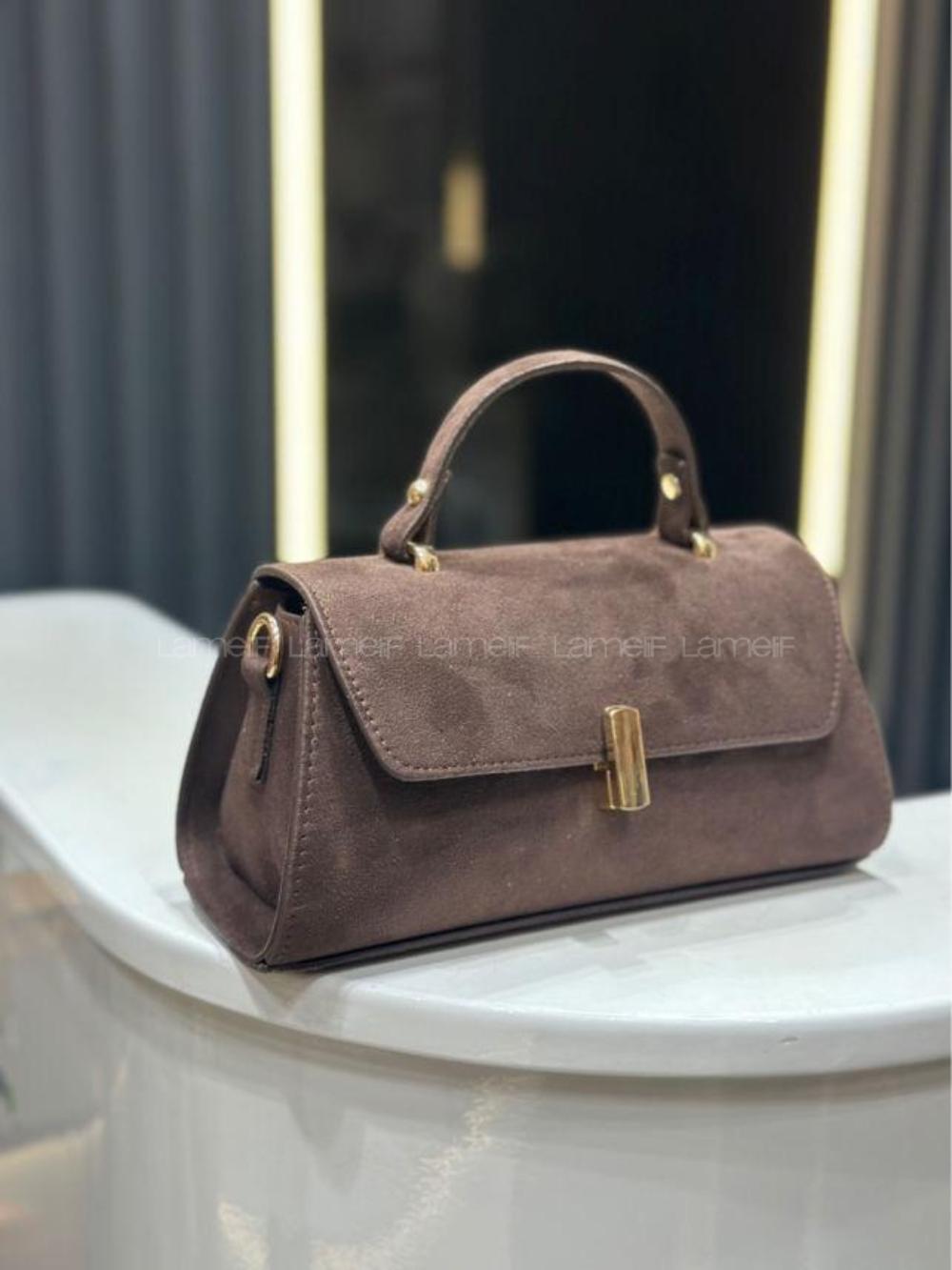 Bitter Brown Without Accessories Skin Hand Bag Arm Bag Bag