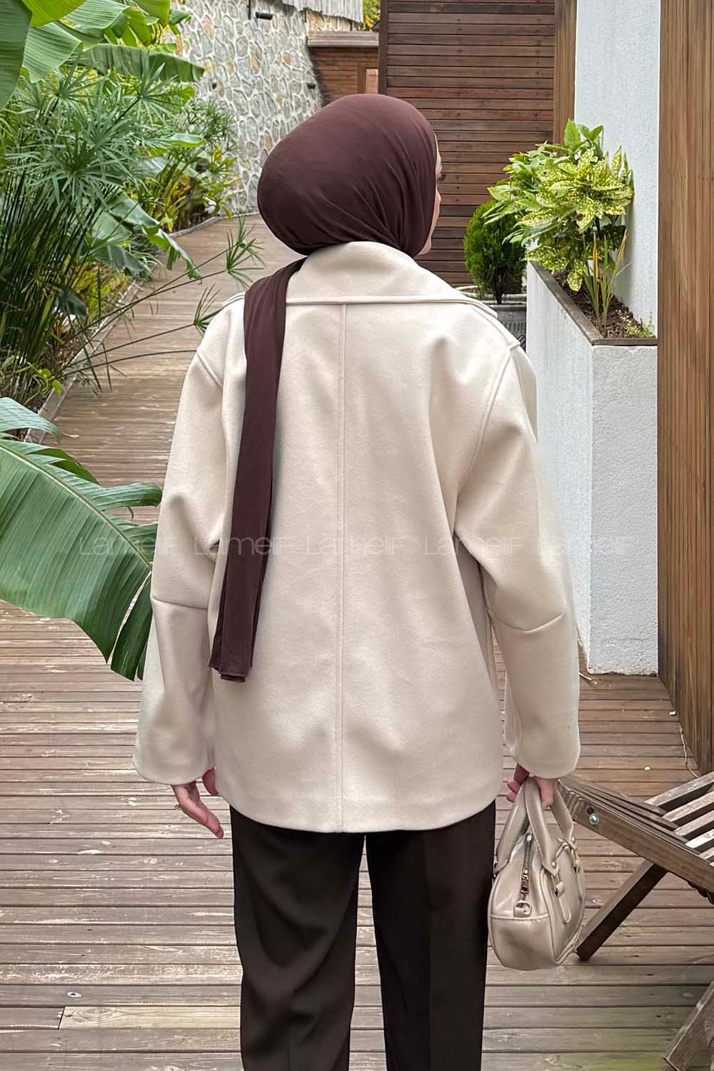 Lamelif Fleto Cep Kaban Krem