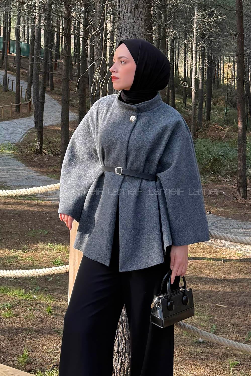 Lamelif Kemerli Panço Antrasit