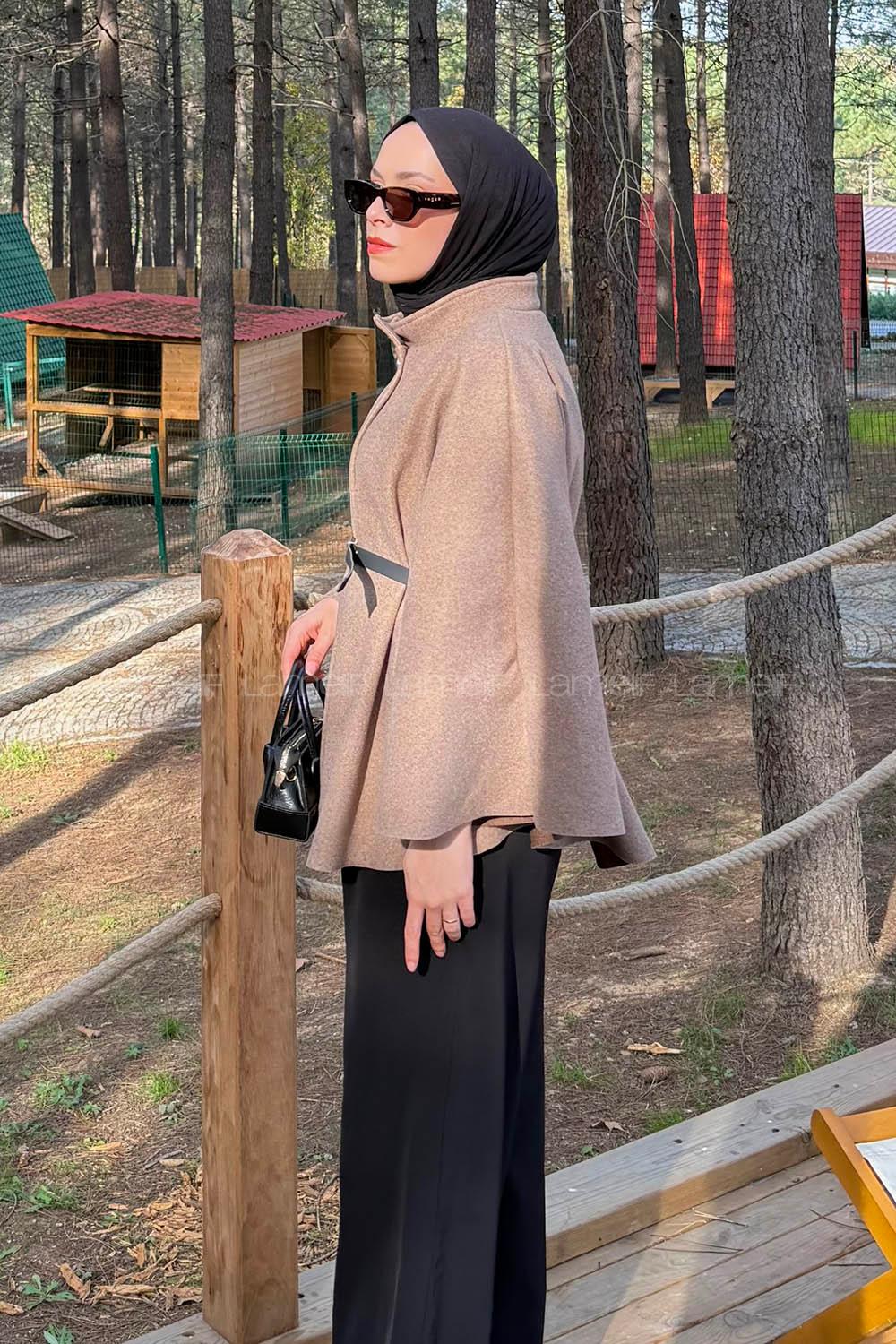 Lamelif Kemerli Panço Soft Kahve