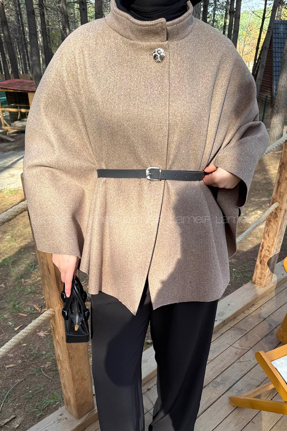 Lamelif Kemerli Panço Soft Kahve