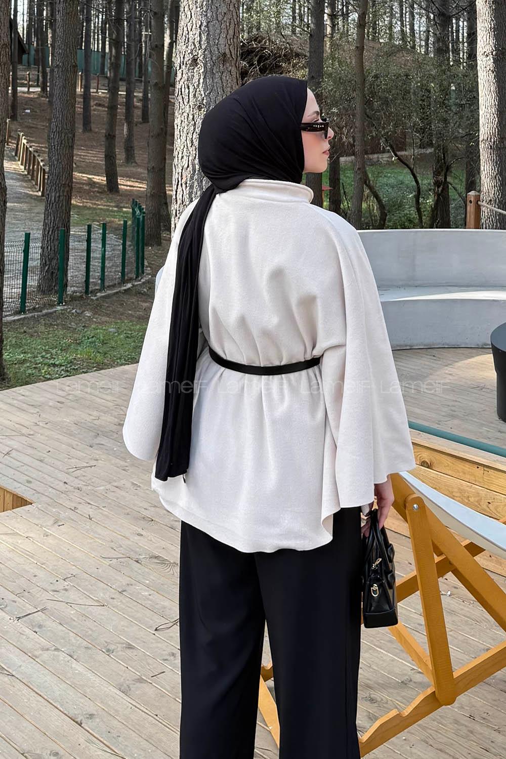 Lamelif Kemerli Panço Taş Rengi