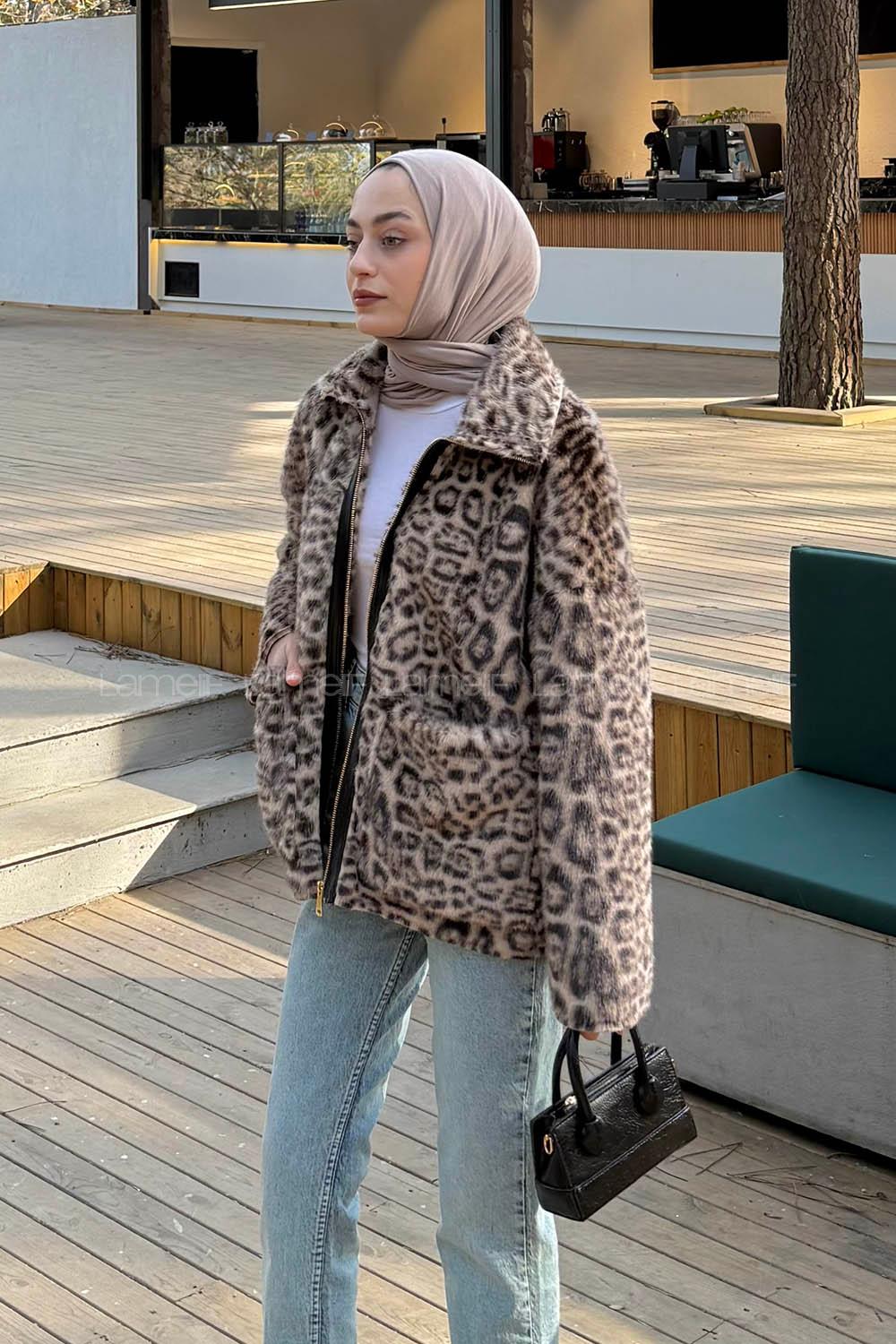 Soft Brown Normal Neck Long Arm Coat