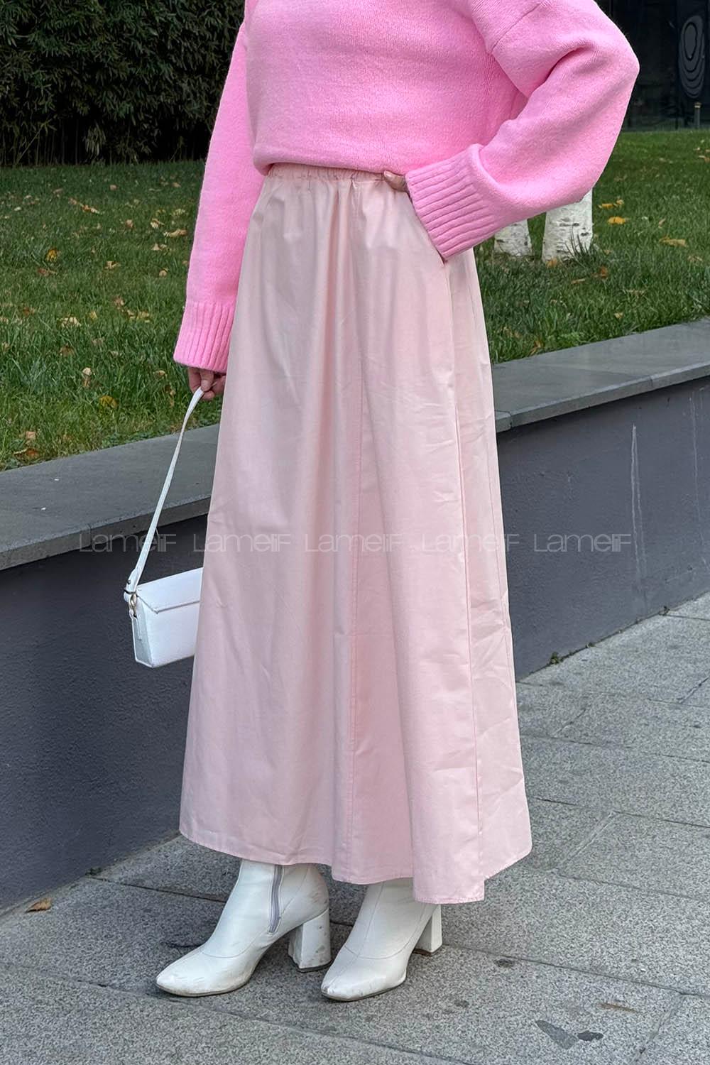 Lamelif Kloş Tesettür Etek Yavru Ağzı