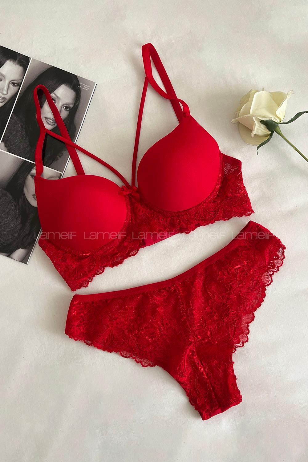 Lamelif Mikro Bralet Sütyen Takım