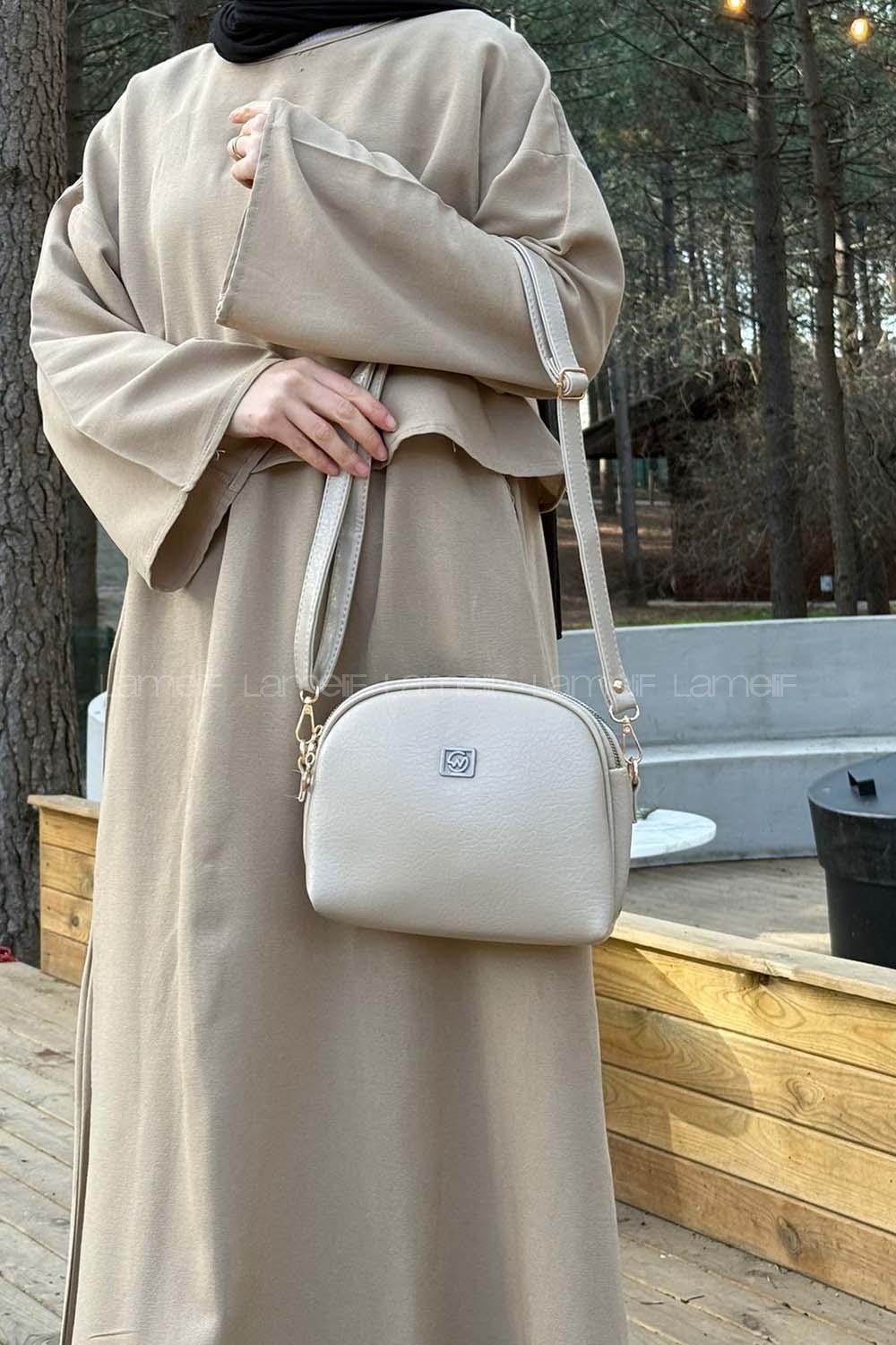 Kadın D Model Çapraz Çanta Omuz Çantası ve El Çantası