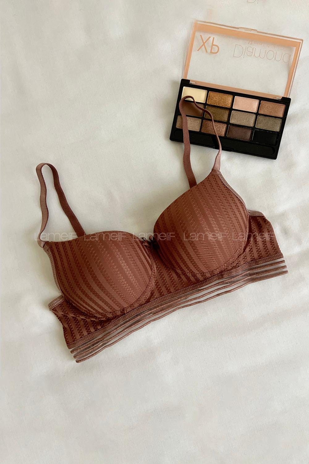 Lamelif Detaylı Push Up Sütyen