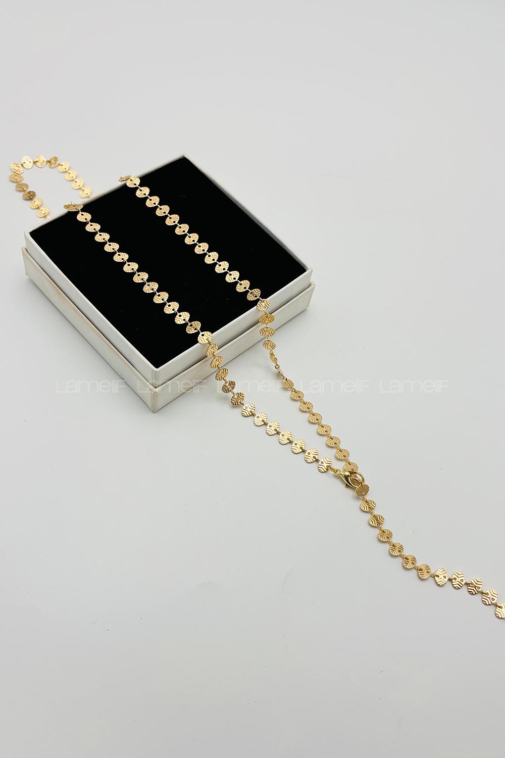 Lamelif Gold Damla Y Kolye