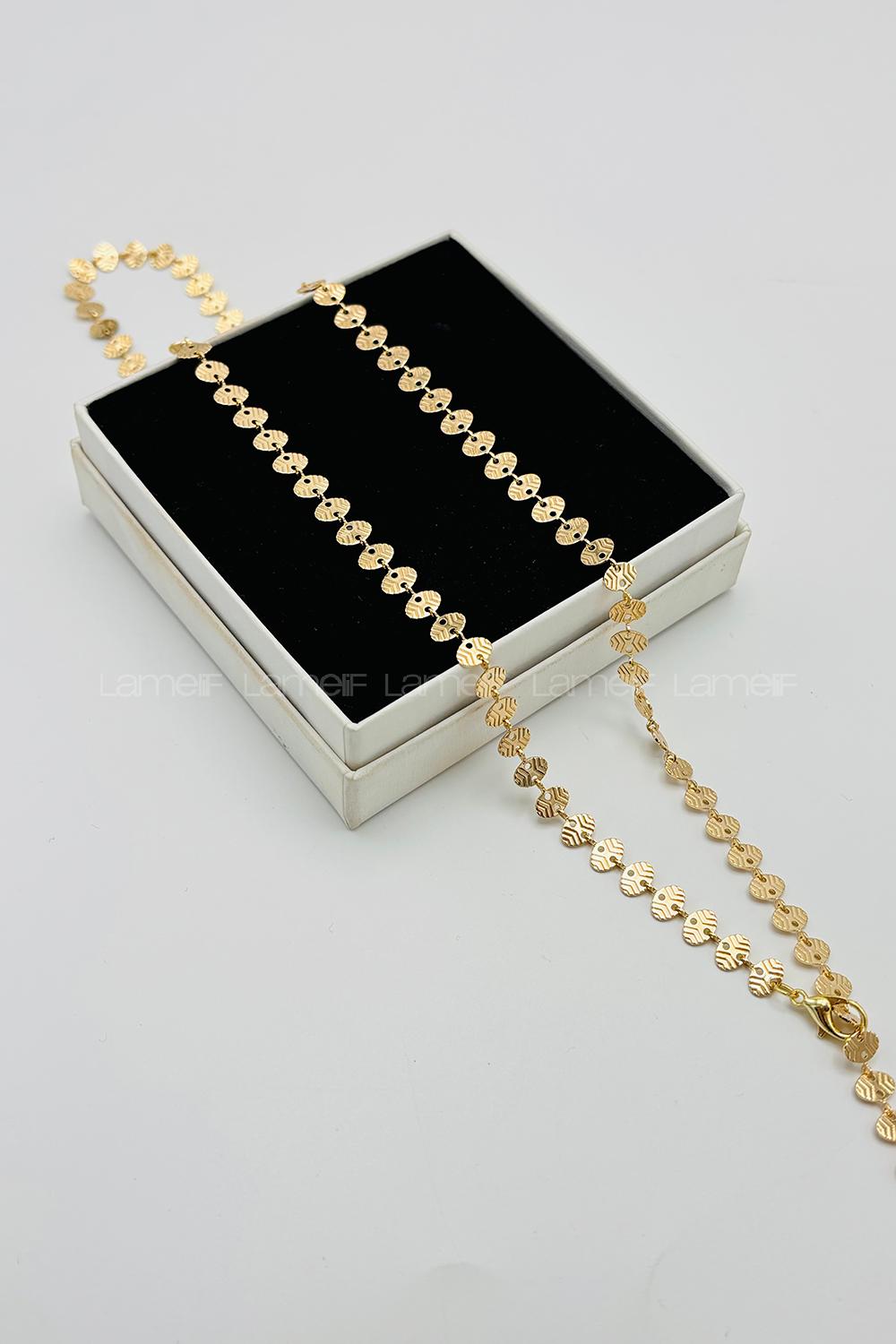 Lamelif Gold Damla Y Kolye