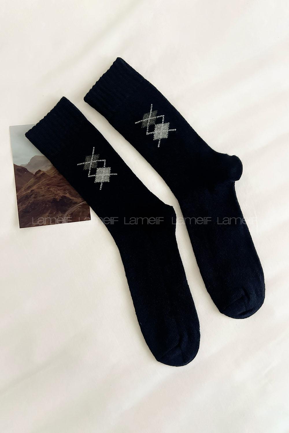 Navy Blue Sock