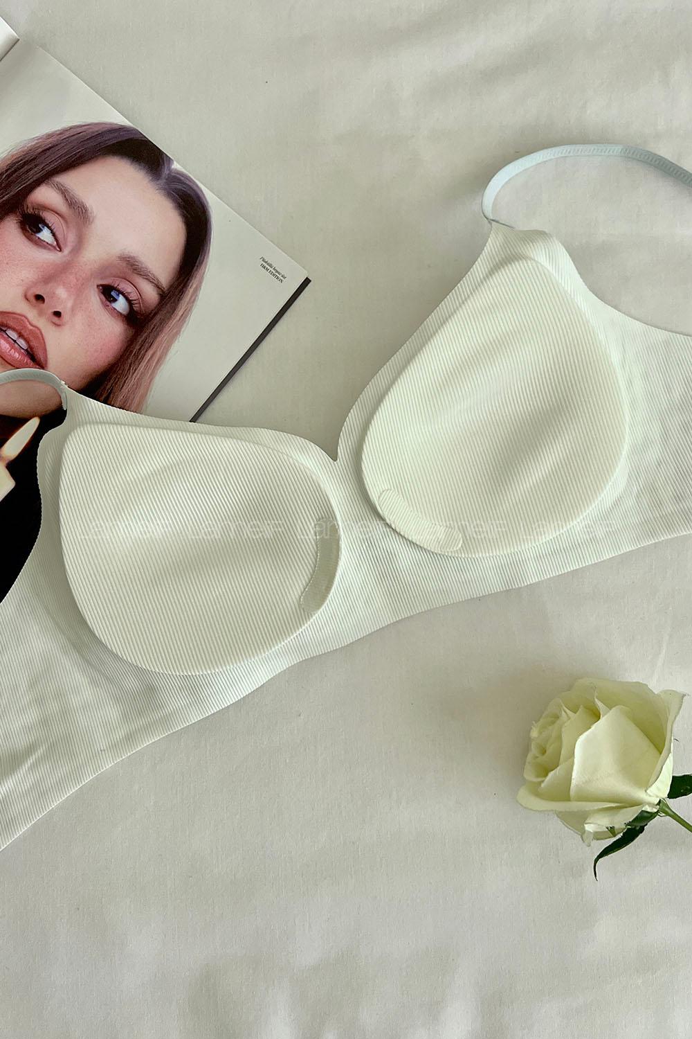 Lamelif İhracat Kare Desen Hafif Destekli Sütyen