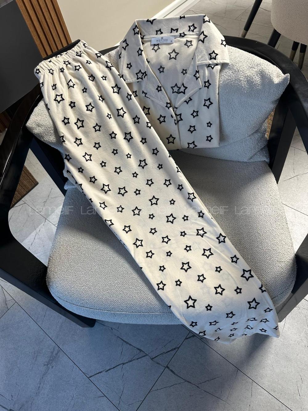 Lamelif Yıldız Detaylı Pijama Takımı