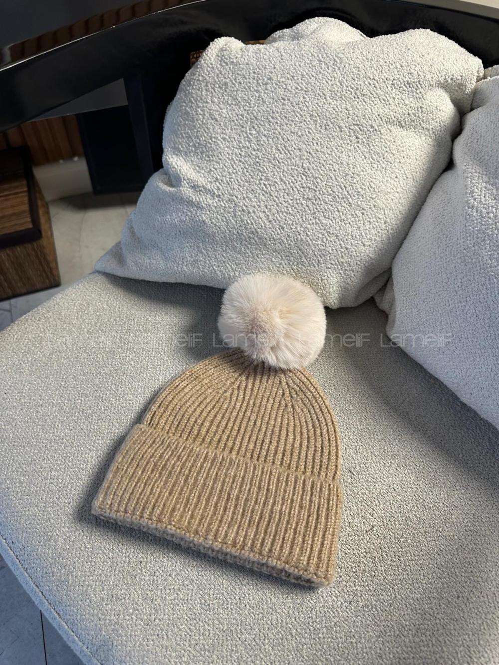 Lamelif Ponponlu Kadın Bere