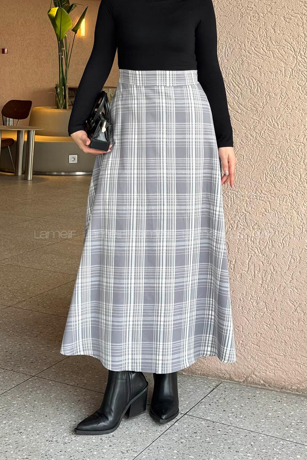 ettür Etek Açık Gri