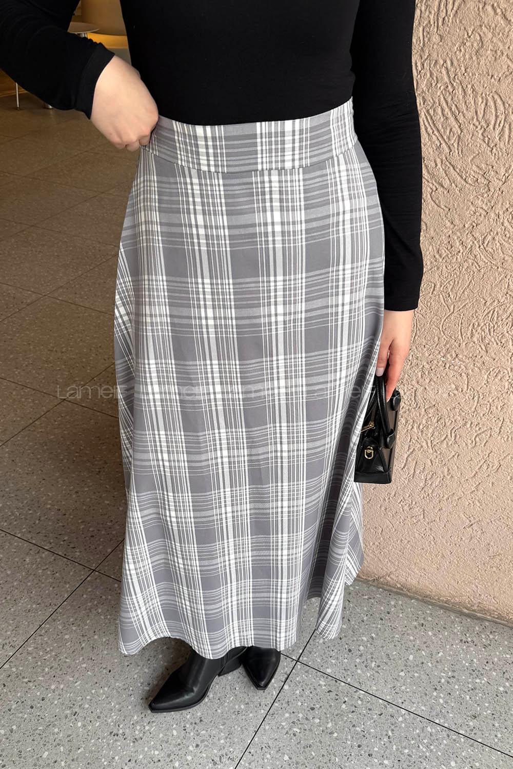 ettür Etek Açık Gri