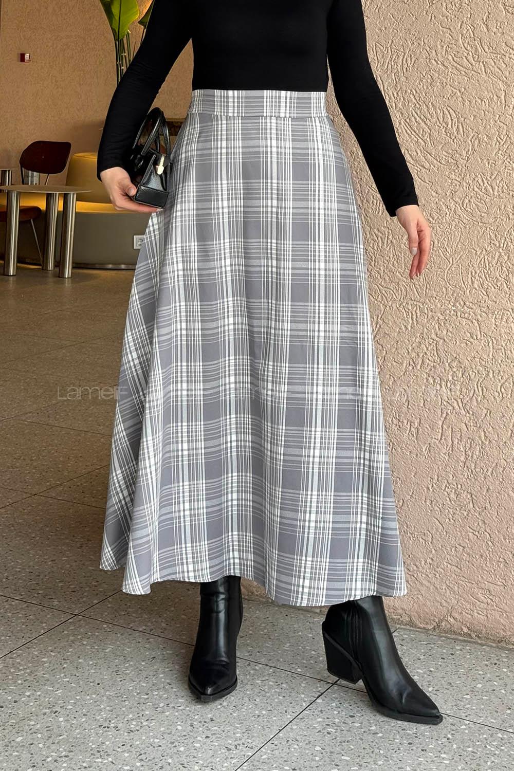 ettür Etek Açık Gri